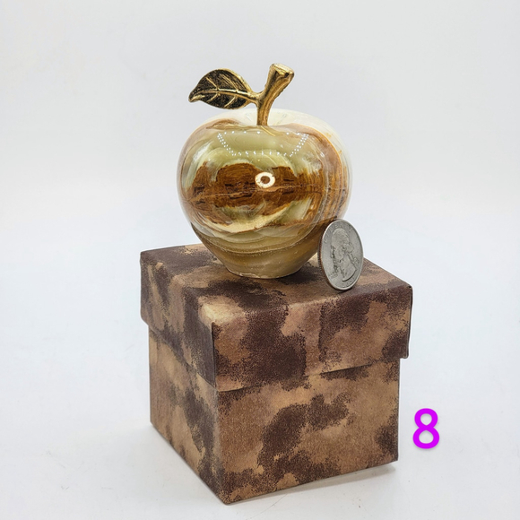 ONYX APPLE, Teacher Gifts, Crystals, Natural, Wiccan, Pagan, Gift Box Christmas - Picture 2 of 5